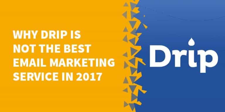 Why Drip is NOT the best email marketing service in