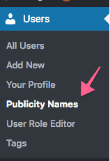 publicity names publicity names