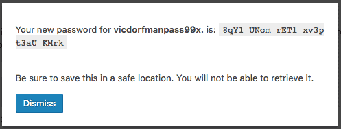 application pass new application password