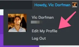 edit profile admin Edit Admin profile