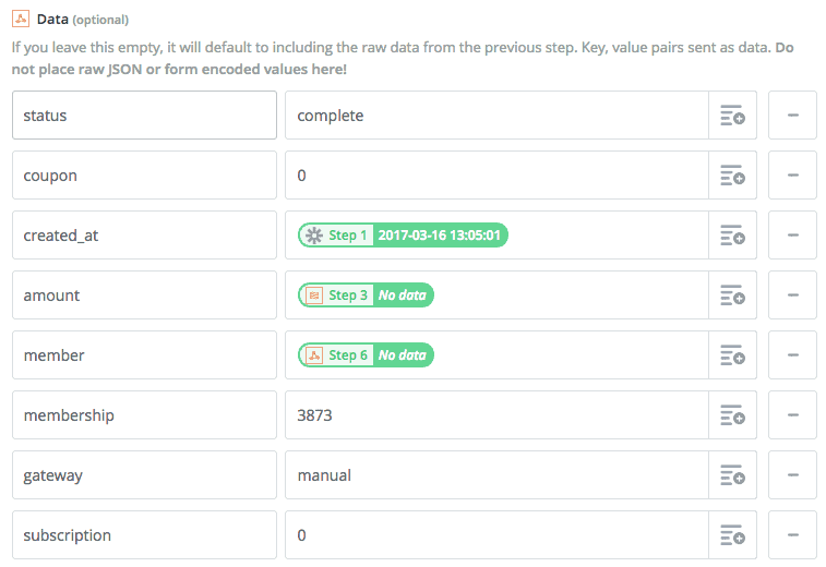 zapier post data zapier post data