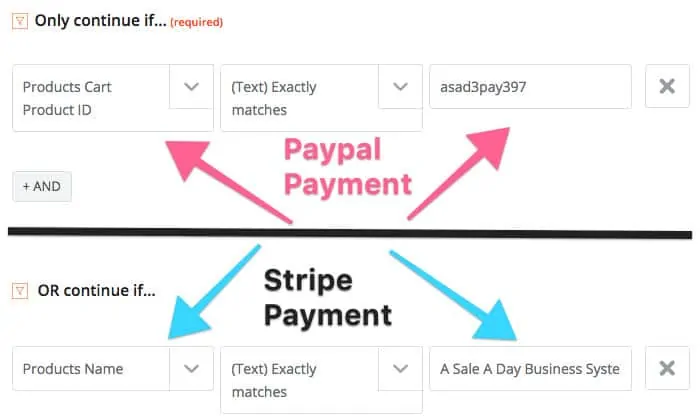 paypal stripe filter step paypal stripe filter step