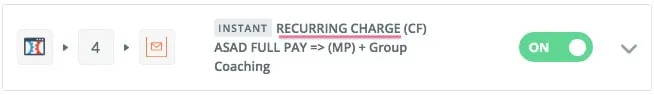 recurring zap recurring zap