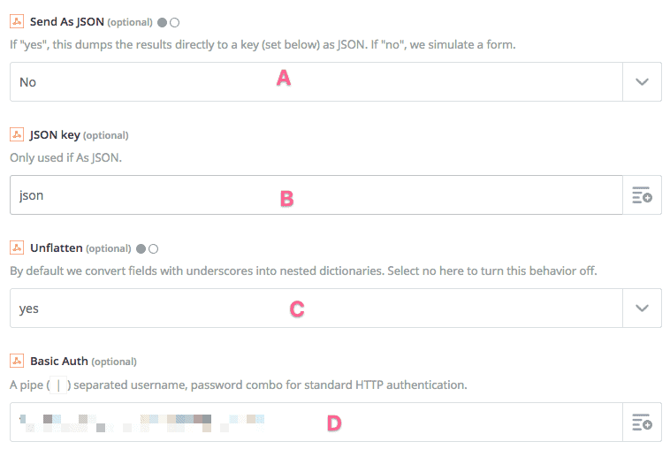 auth fields auth fields
