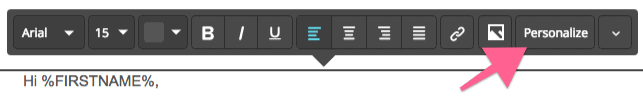 personalize personalize