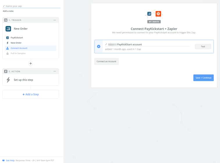 zapier connect account - MemberMouse integration with PayKickStart