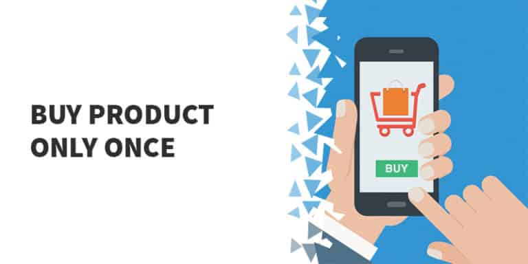 Buy Product Only Once