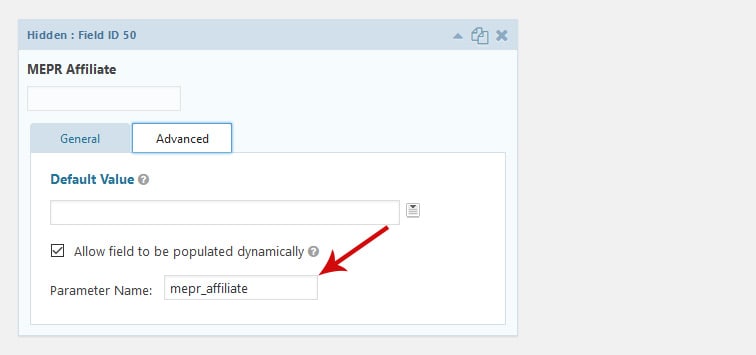 affiliatewp parameter - How to send a GravityForms parameter to an external site