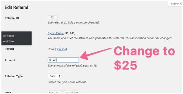 change affiliate - How to set up commissions in AffiliateWP and MemberPress