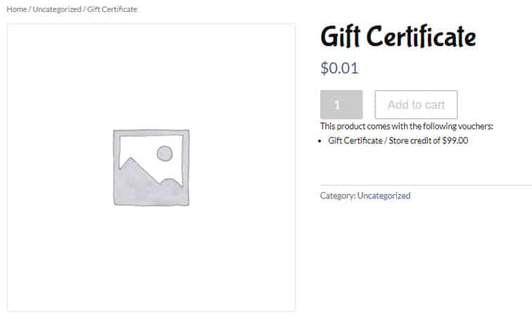 gift certiificates page - Use WooCommerce to allow gifting of MemberPress products