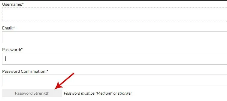 password strength password strength