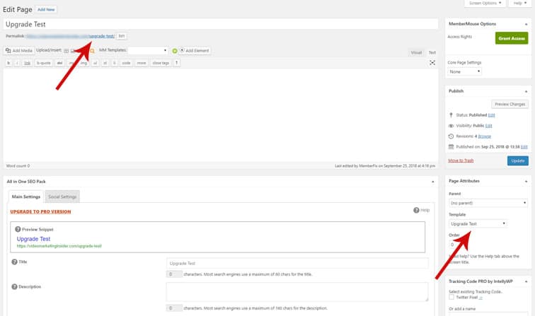 upgrade - Change MemberMouse level, update PayKickStart subscription