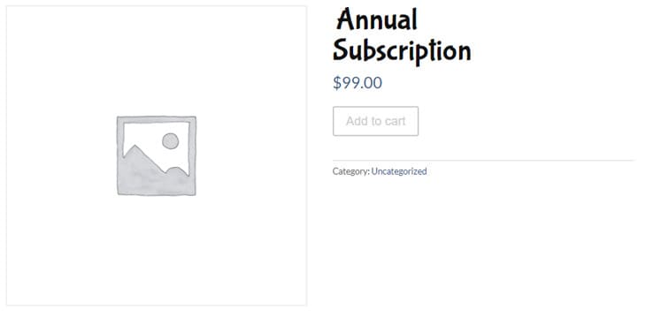 woo product1 - Use WooCommerce to allow gifting of MemberPress products
