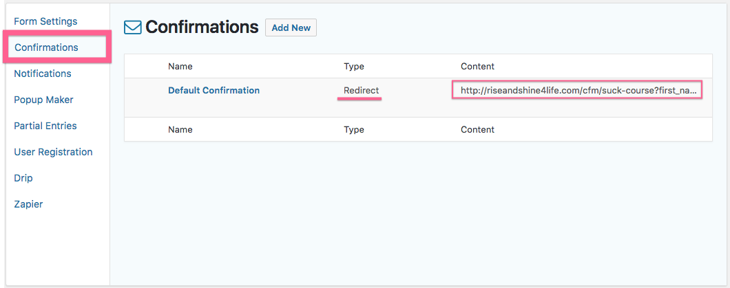 gf 1 - Segmented modal optin with GravityForms and Popup Maker