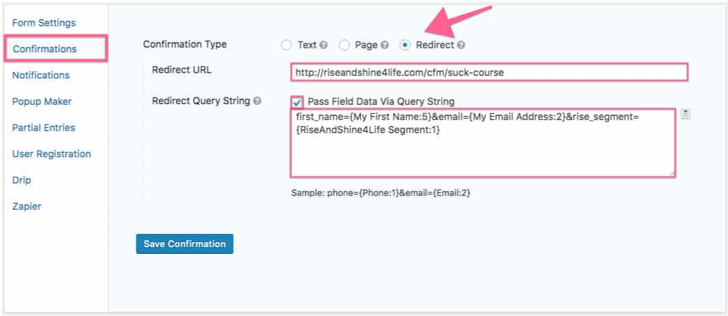 gf 2 - Segmented modal optin with GravityForms and Popup Maker