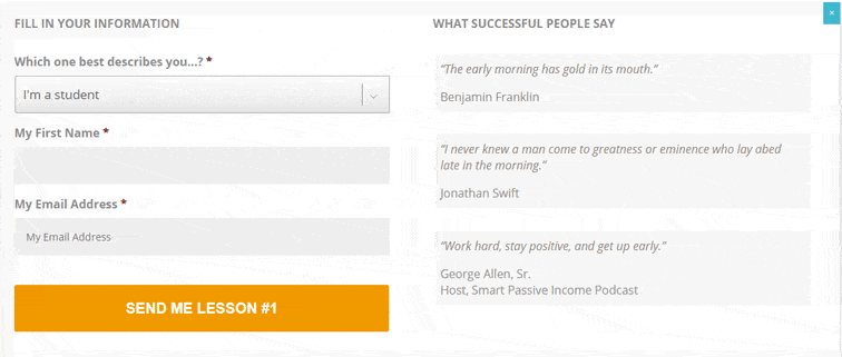 popup look - Segmented modal optin with GravityForms and Popup Maker