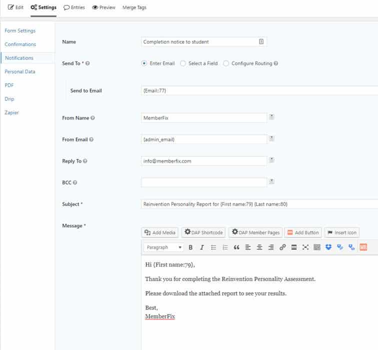 notifications 2 - How to generate a customizable PDF with Gravity Forms
