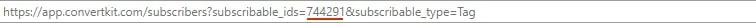tag id convertkit status bar