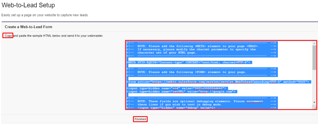 Copy-web-to-lead-html-code