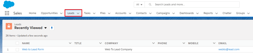Lead Created 1024x215 - How to add Contact Form leads into SalesForce
