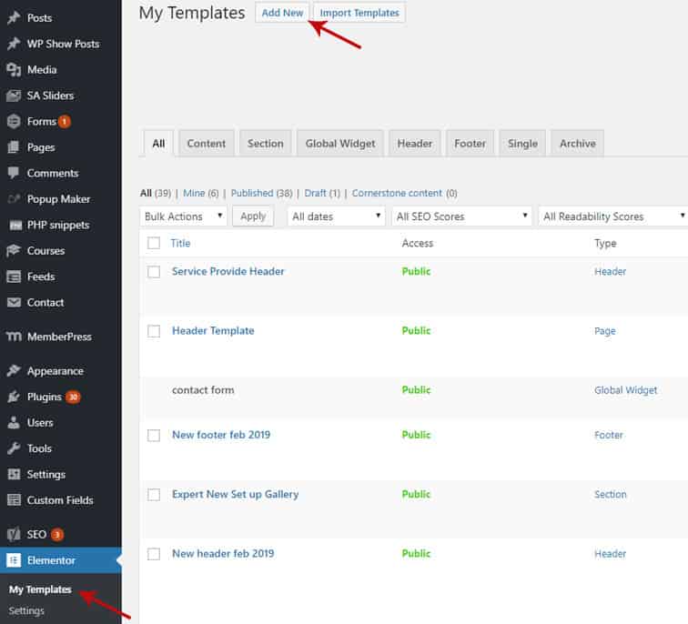elementor header - How to get your theme ready for Elementor