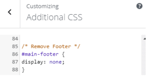 remove footer 300x156 - How to Replace the Default Footer with a Footer built with Divi Builder