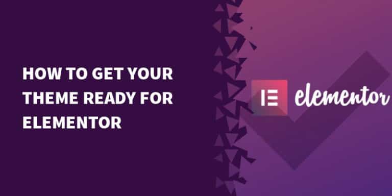 elementor theme ready
