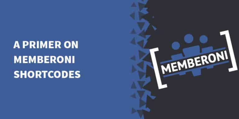 memberoni shortcodes