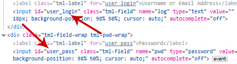 memberpress login form code - Add placeholder text to MemberPress login form fields