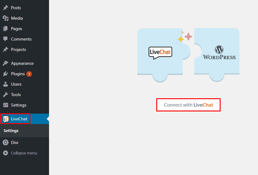 Connect LiveChat