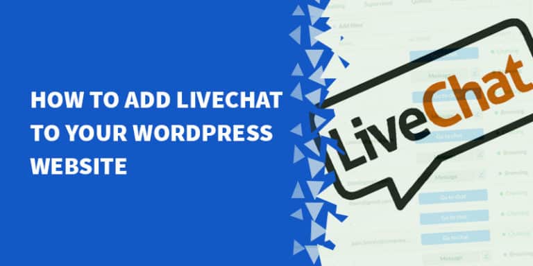add livechat wordpress