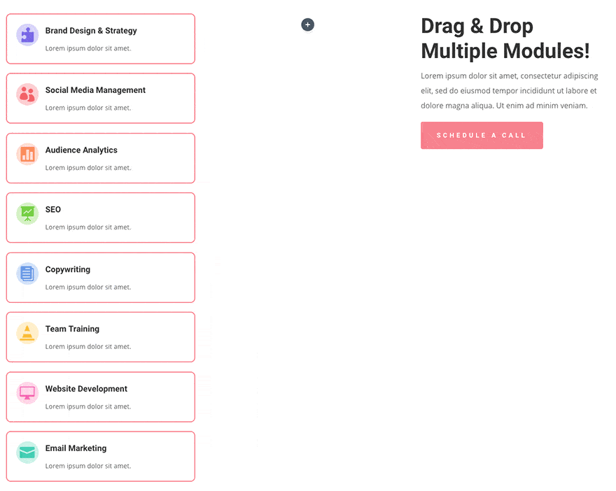 multiselect drag small 1 - The most comprehensive DIVI review ever written