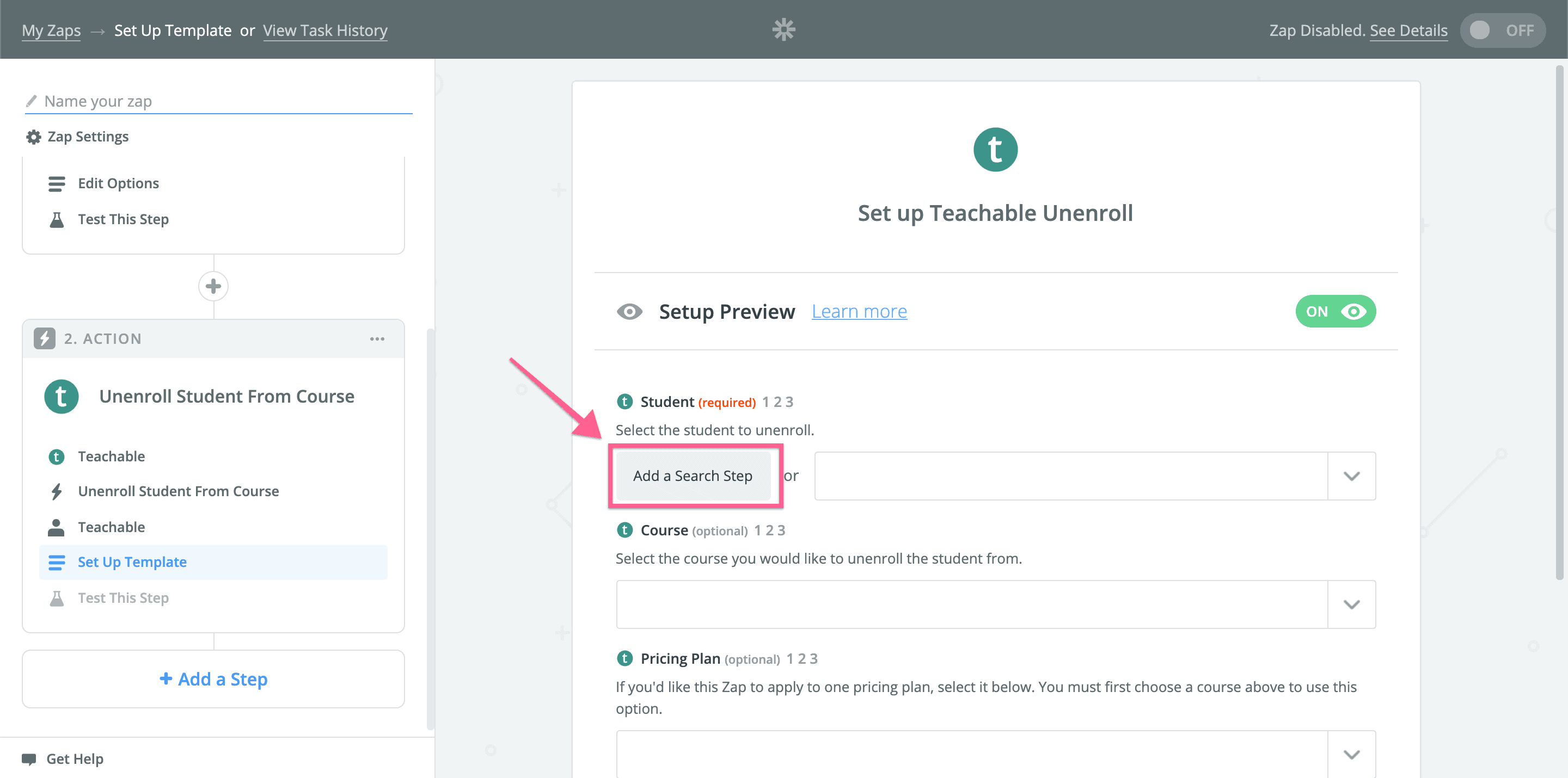 step in Zapier step in Zapier