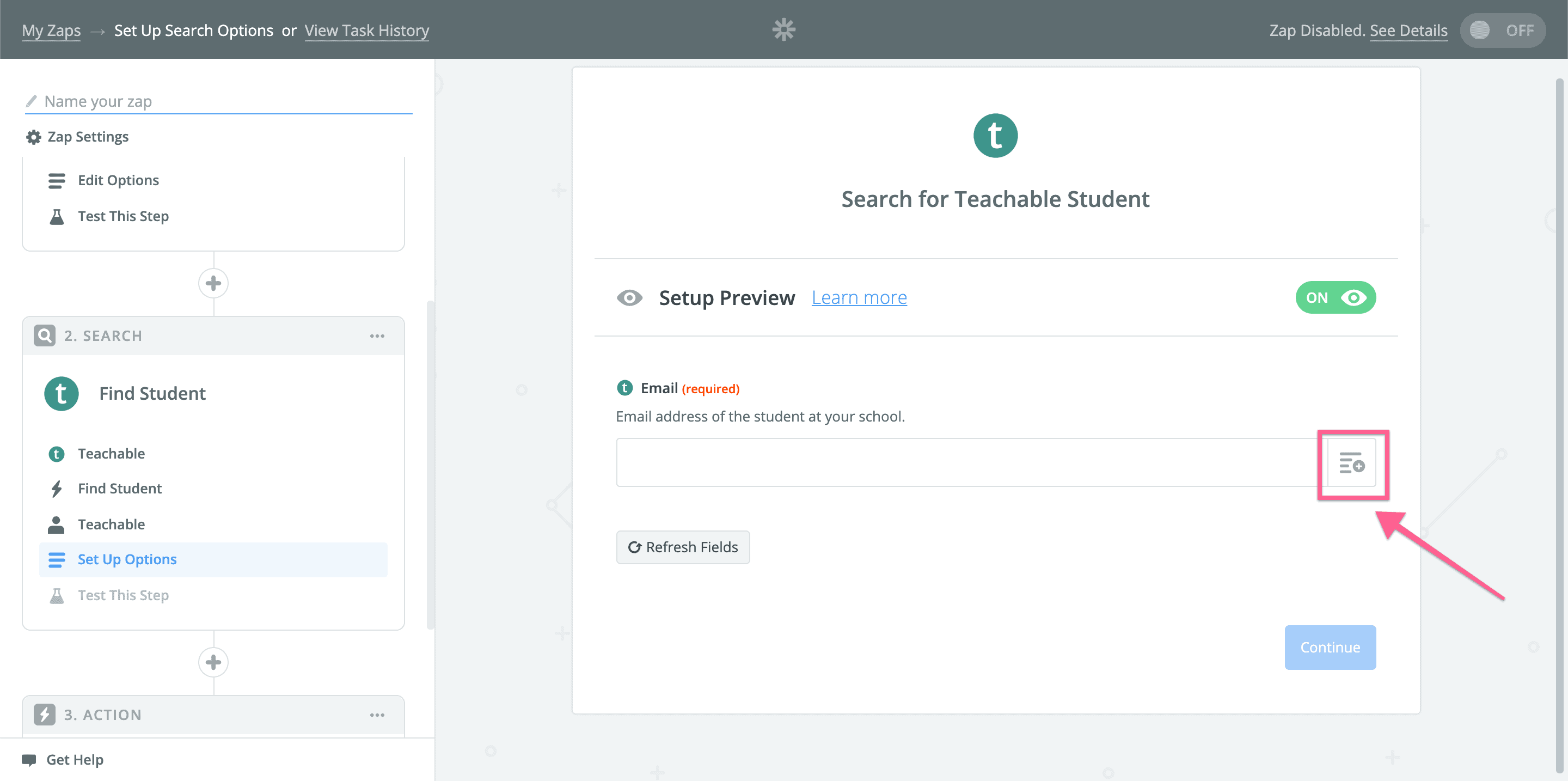 step in Zapier step in Zapier