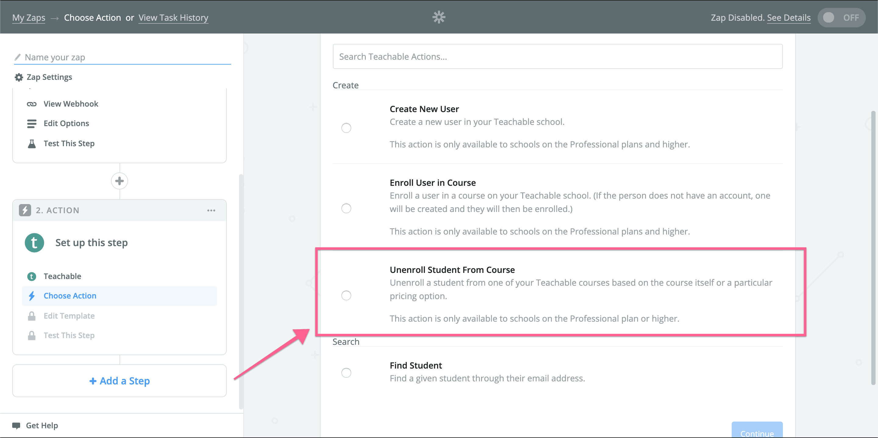 step in Zapier step in Zapier