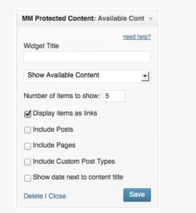 mmcontentwidget 275x300 - Hide MemberMouse dripped content in post grid