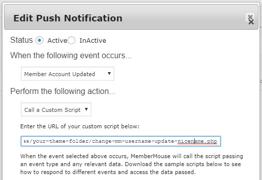 mm push notification - How to integrate MemberMouse with wpForo