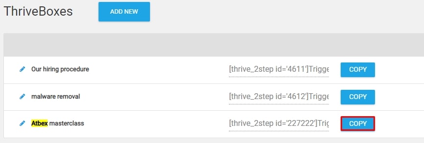 Thrivebox - How to Trigger a ThriveLeads Popup with a Divi Button Element