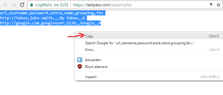 lastpass copy lastpass copy