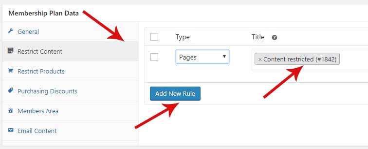 restrict content - How to create a membership website with WooCommerce and CCBill