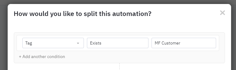 ActiveCampaign condition if cases exist ActiveCampaign Condition