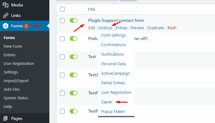 First image - How to create tickets in Freshdesk with Gravity Forms?