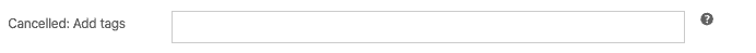 canceled tags
