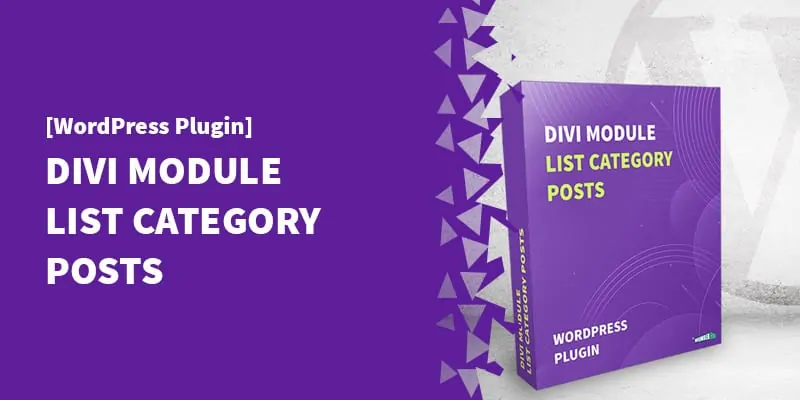 divi module lists category posts