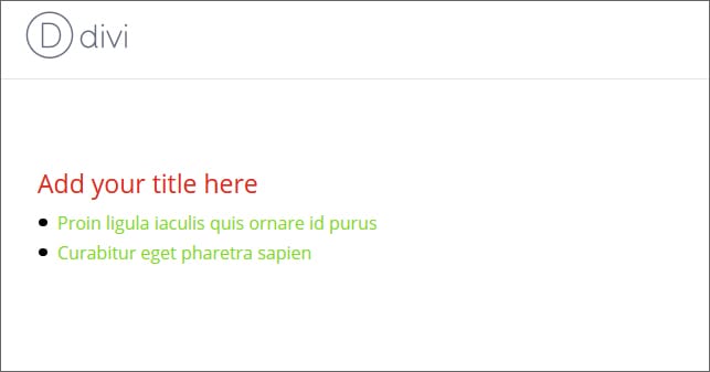 Divi Module - Display a LIST of Posts From A Category divi module posts result - Divi Module - Display a LIST of Posts From A Category