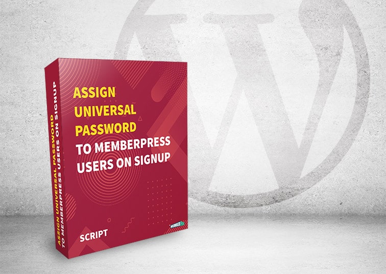 mp universal pass big image wall - How To Assign A Universal MemberPress Password On Signup