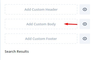 Search Results section - How to use Divi for Search results page