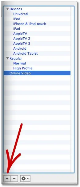 add preset add preset