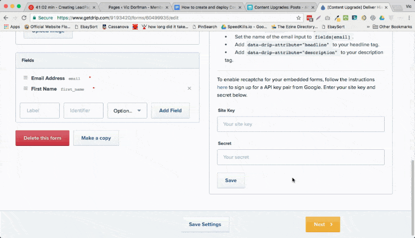 email order - How to set up content upgrades with ThriveLeads and Drip