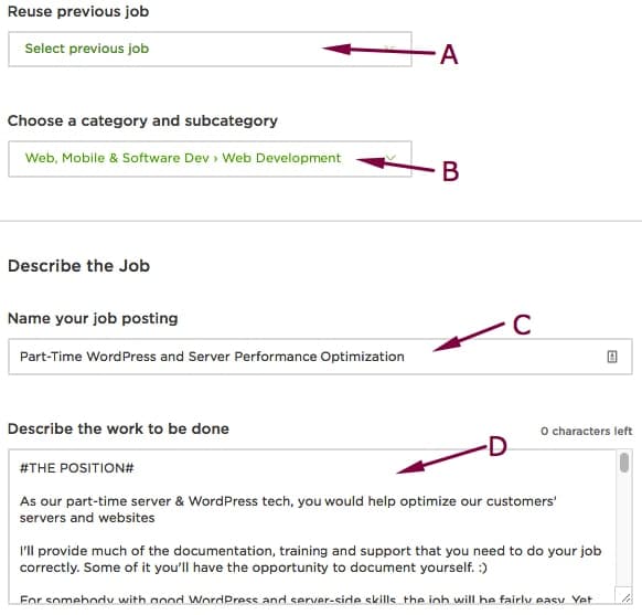 job post fields - How we hire rockstar team members in Eastern Europe